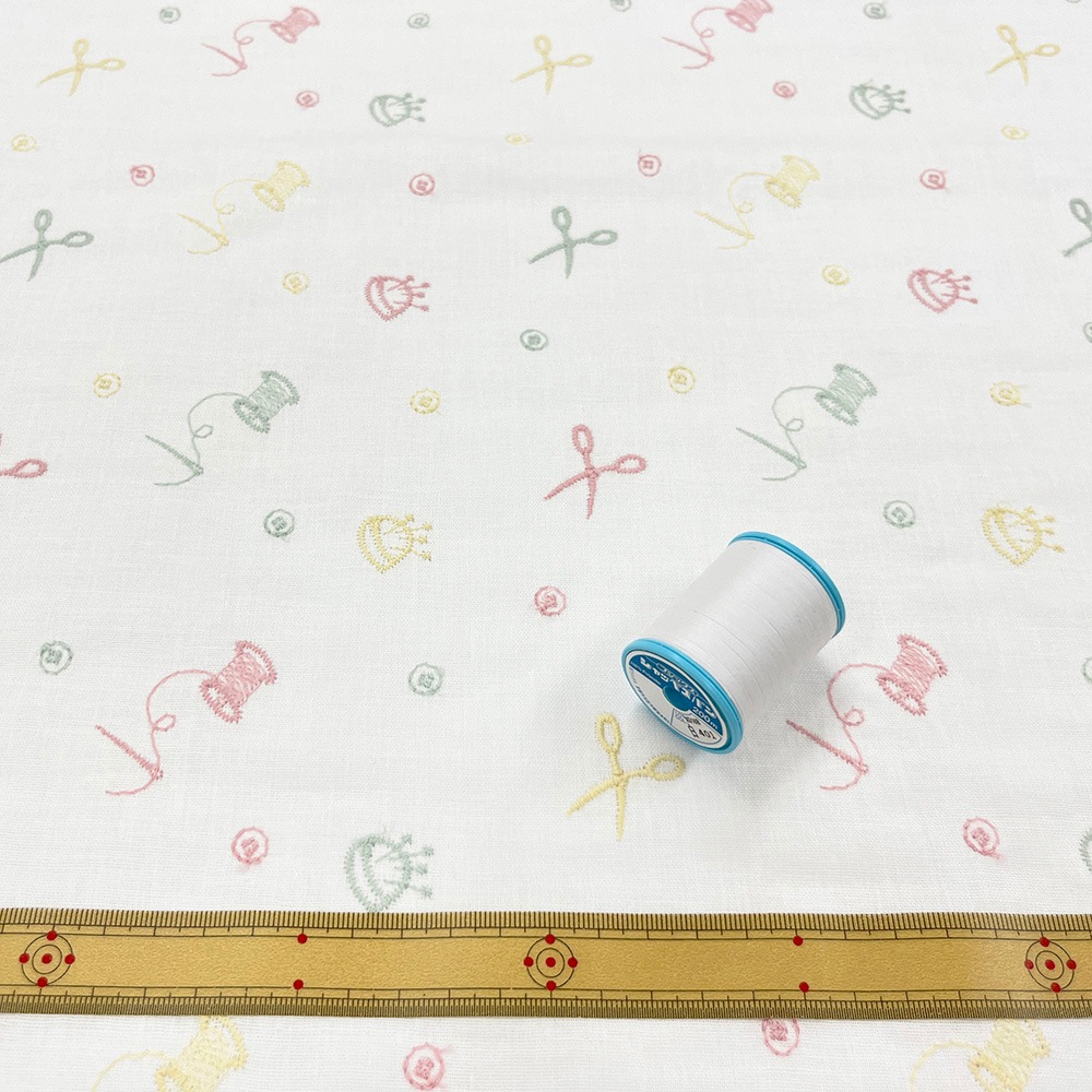 ソーイングマテリアル刺しゅう|ダブルガーゼ 刺繍