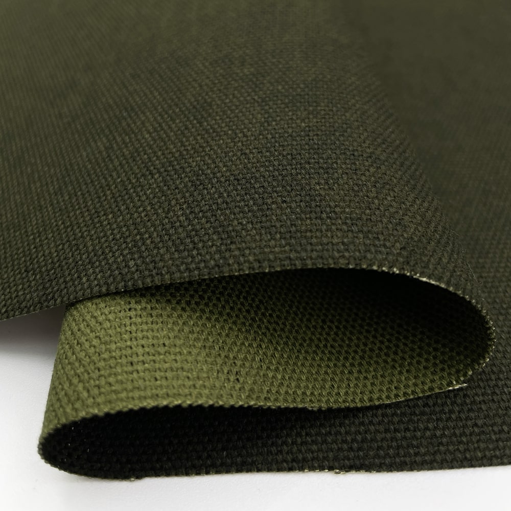 ニューバッカス生地・酒袋生地 8号帆布 キャンバス布 厚手 (ダークオリーブ)