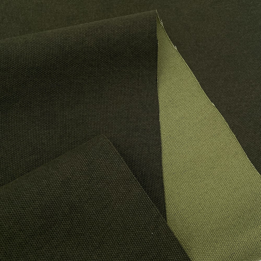 ニューバッカス生地・酒袋生地 8号帆布 キャンバス布 厚手 (ダークオリーブ)