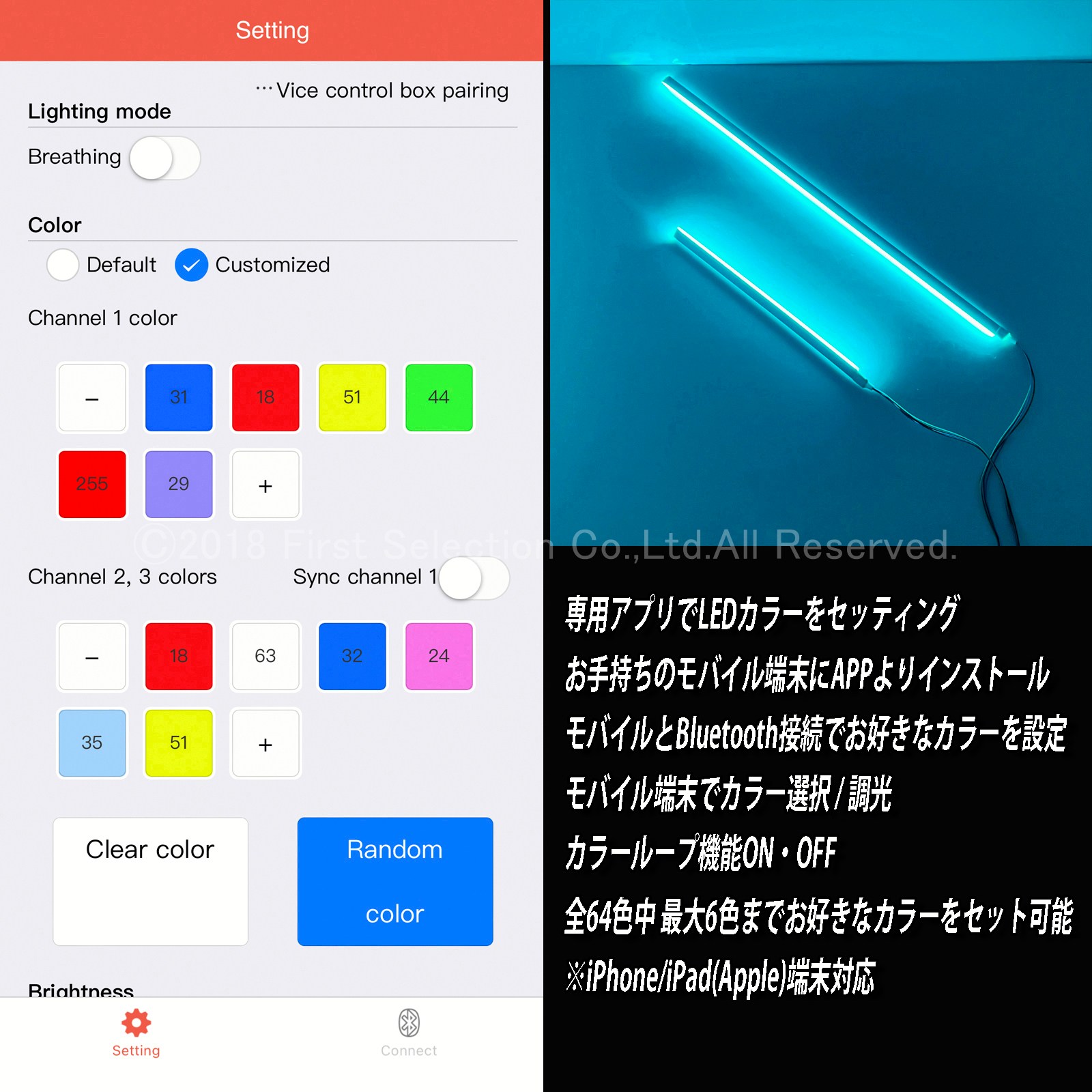 3月限定来店取付工賃込 レクサス LBX10系用 64色対応車内アンビエントシステム基本セット LEXUS LBX MAYH10 MAYH15(イルミネーション)