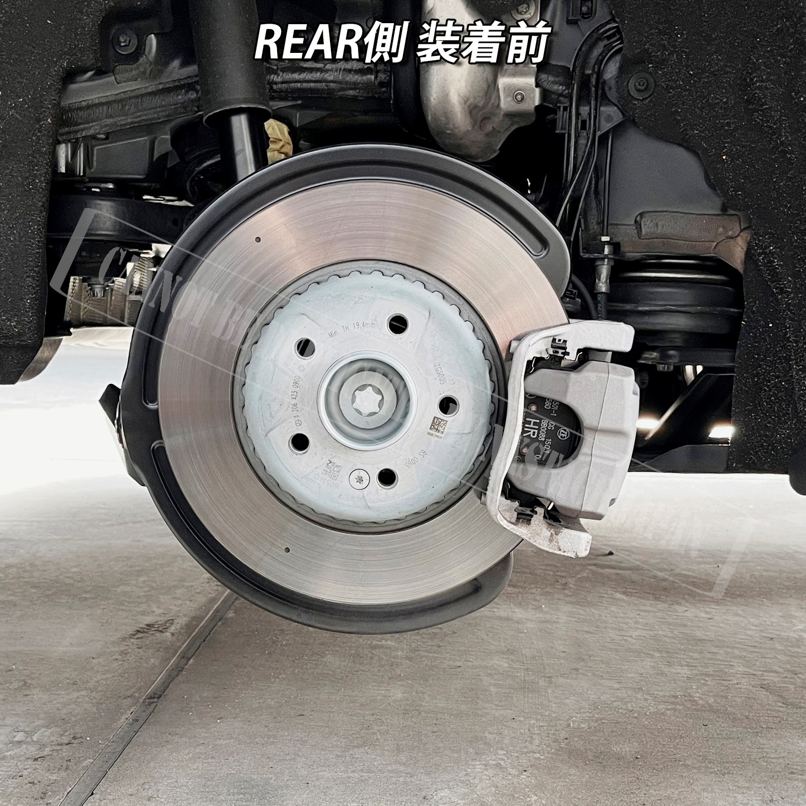 予約商品 Mercedes-Benz ベンツ Cクラス W206/S206用 高耐久金属製キャリパーカバーセット W206 C180アバンギャルド C200アバンギャルド C220dアバンギャルド