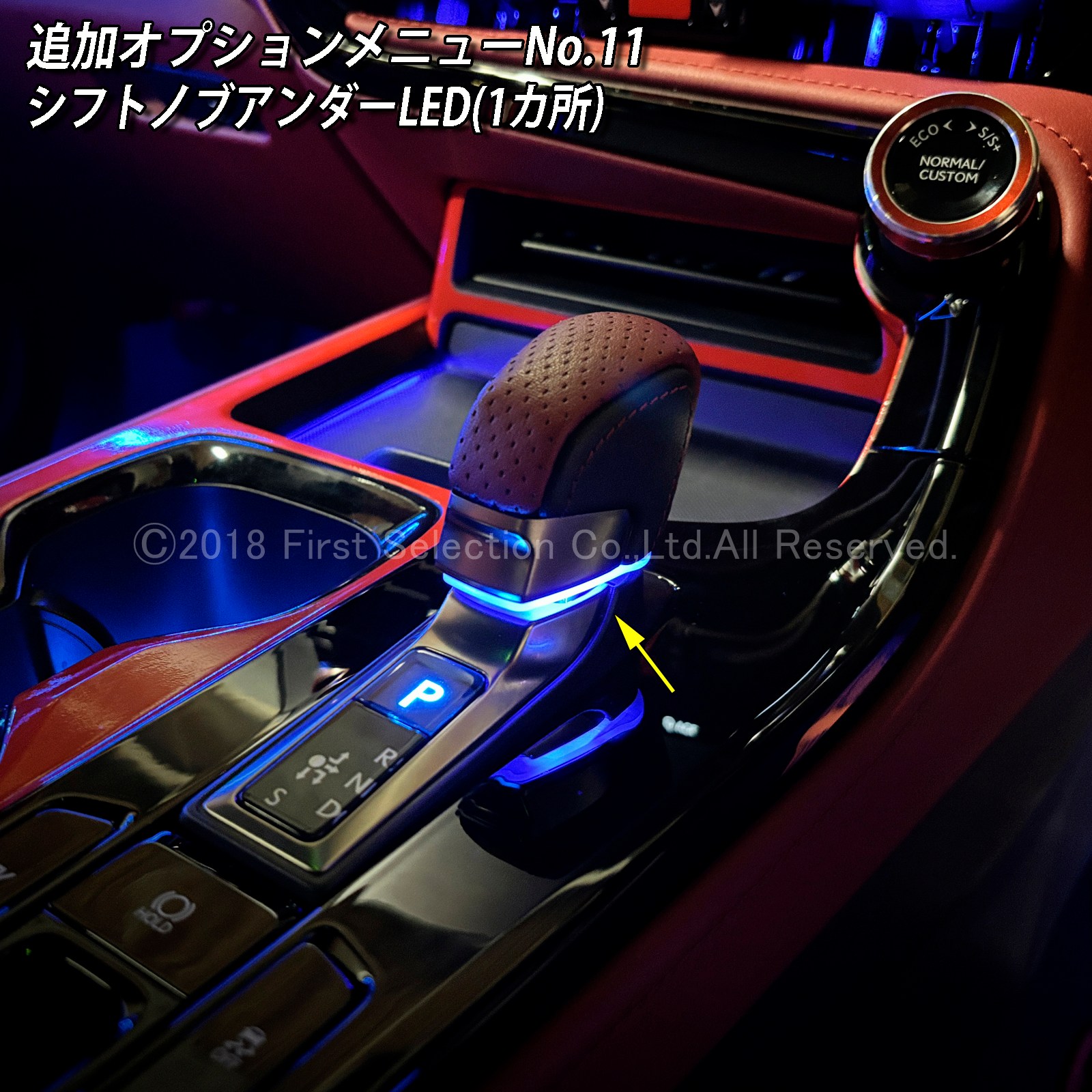 追加取付オプション工賃込 レクサス NX20系用 車内アンビエント