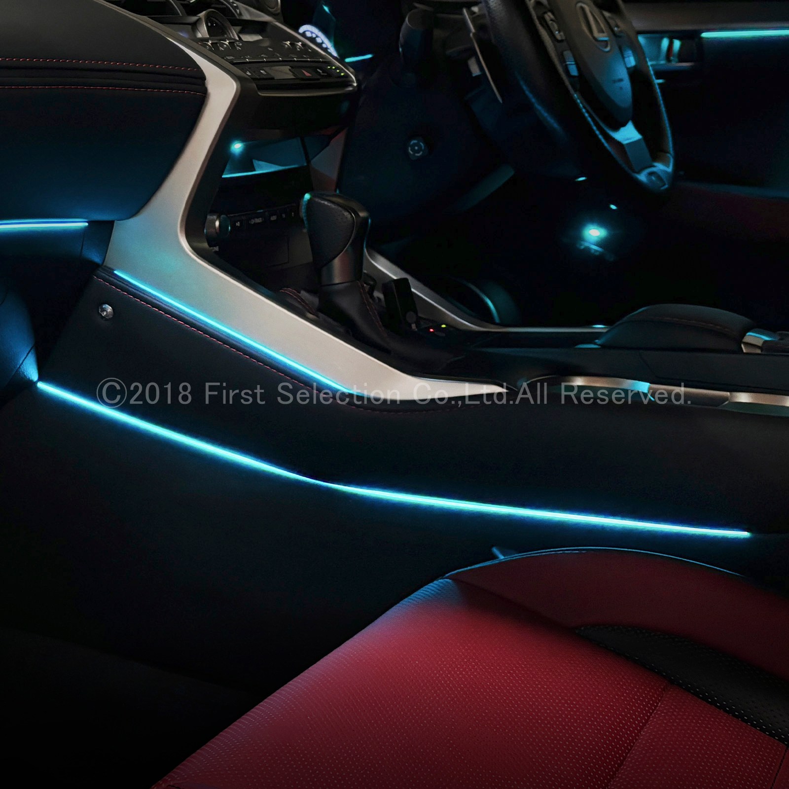 追加取付オプション工賃込 レクサス NX10系用 車内アンビエントシステム取付同時施工用 追加オプションメニュー LEXUS NX10系 NX300h NX300 NX200t AYZ10 AYZ15 AGZ10 AGZ15(イルミネーション)