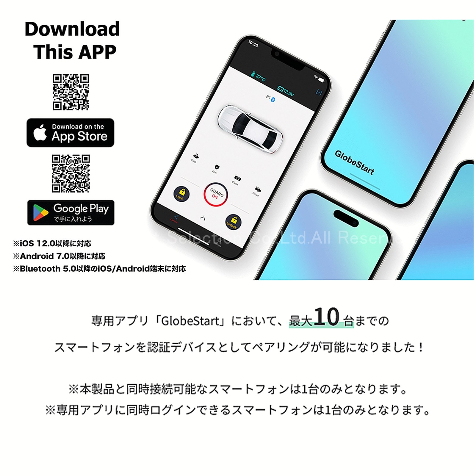 (先着限定特価)10月限定 来店取付工賃込 トヨタ/レクサス車用 次世代型車両盗難防止装置 Globe-Guard グローブガード(株式会社EniVer製)