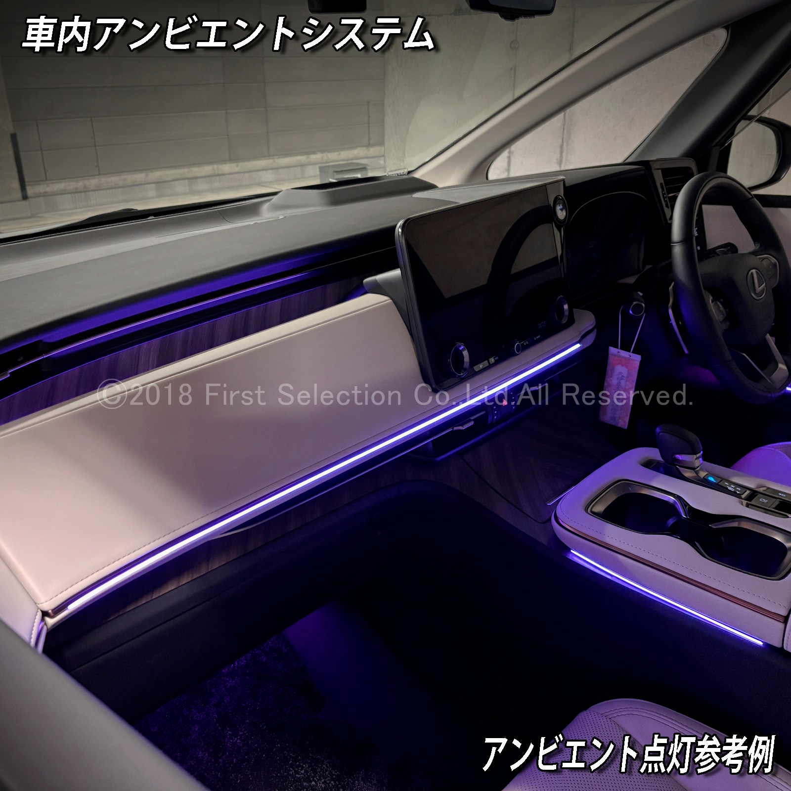 追加取付オプション工賃込 レクサス LM10系(6人乗り)用 車内
