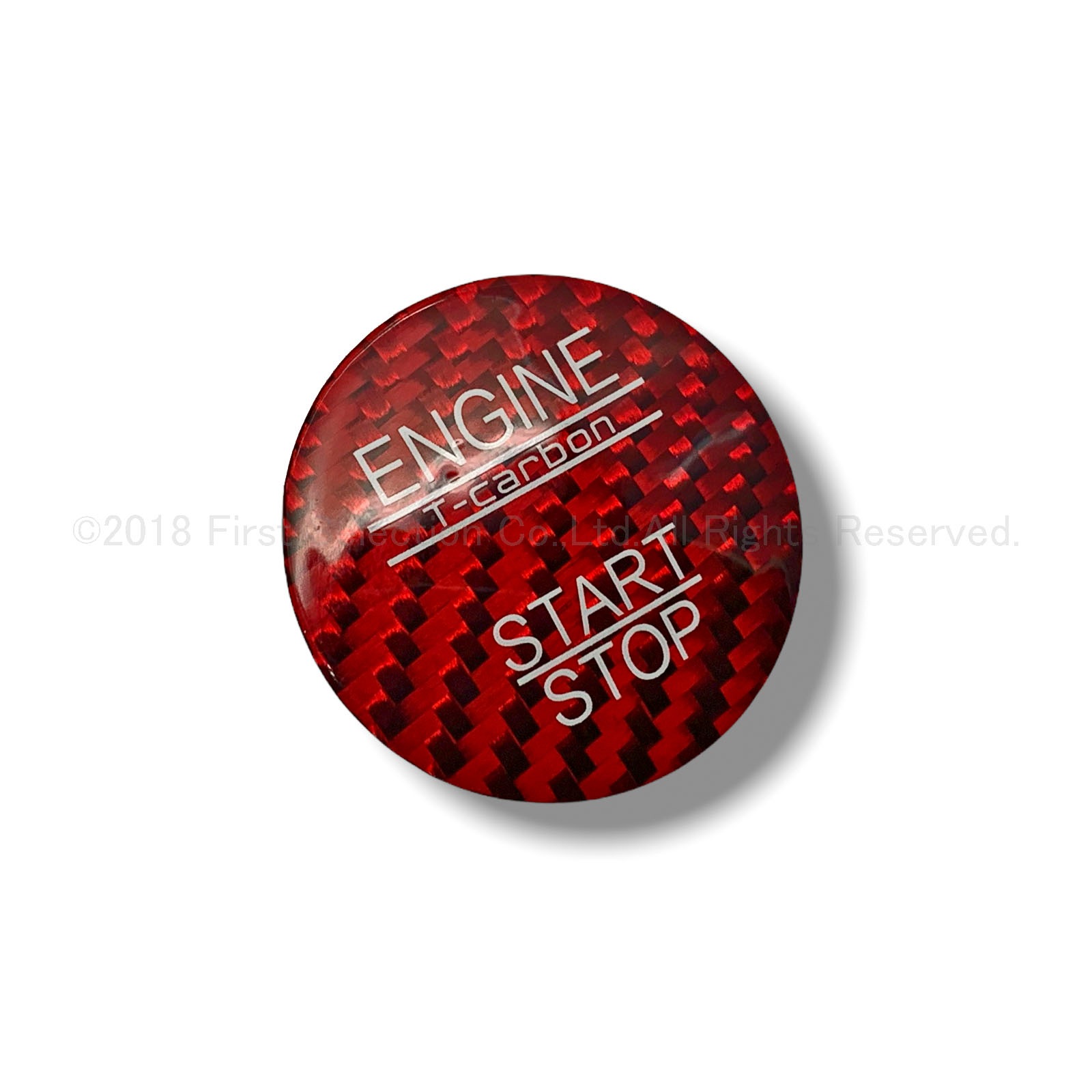 レクサス カーボンエンジンスターターカバー レッドカーボン LEXUS IS30系 GS10系 LS40系 HS10系 CT10系 NX10系 RX20系 LX570 RC10系