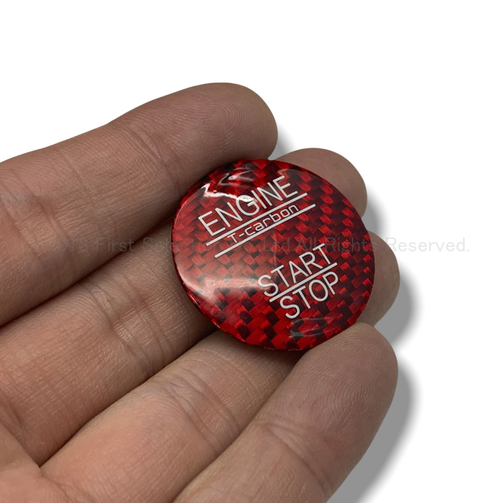 レクサス カーボンエンジンスターターカバー レッドカーボン LEXUS IS30系 GS10系 LS40系 HS10系 CT10系 NX10系 RX20系 LX570 RC10系