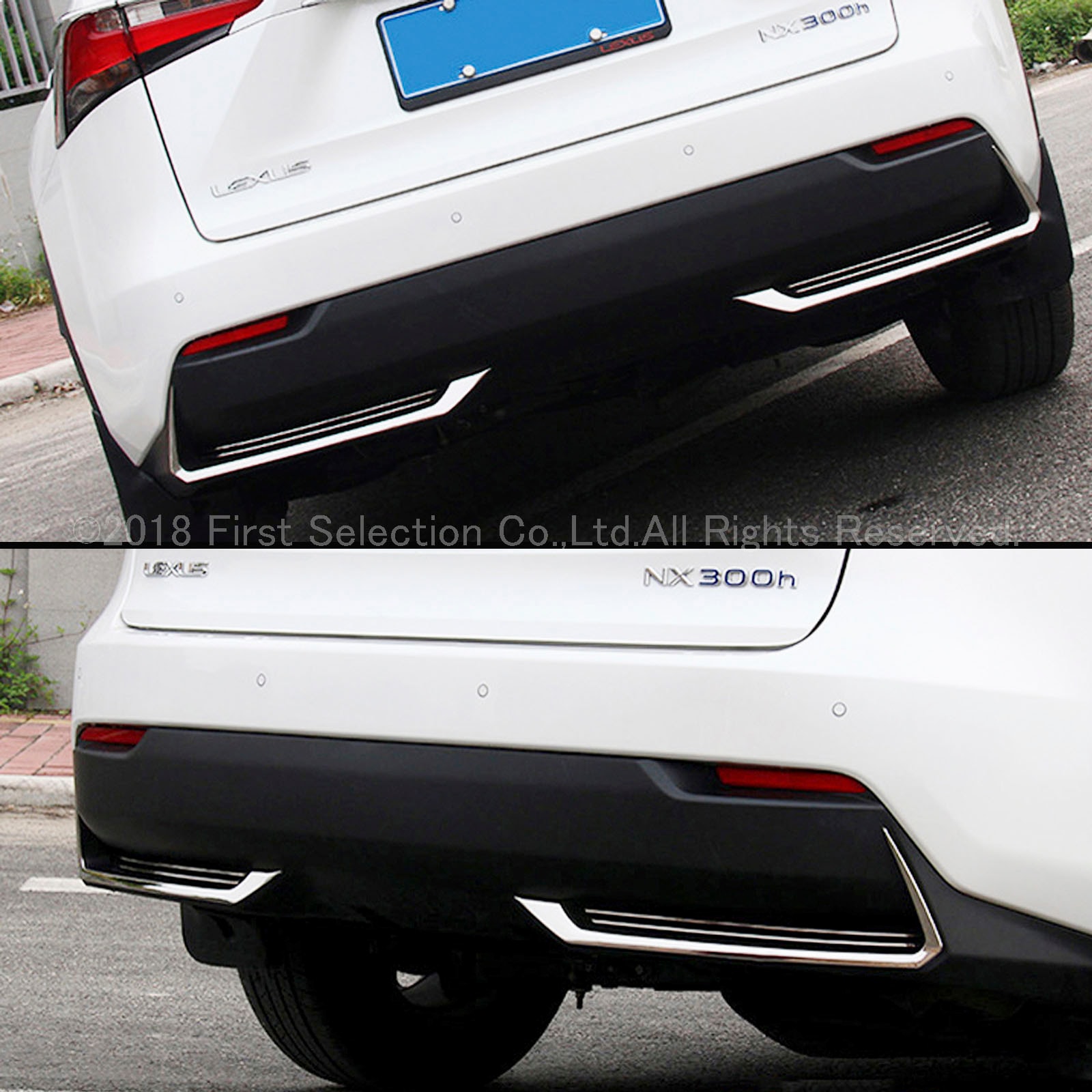 レクサス NX10系前期用 リアアンダーディフューザートリム LEXUS