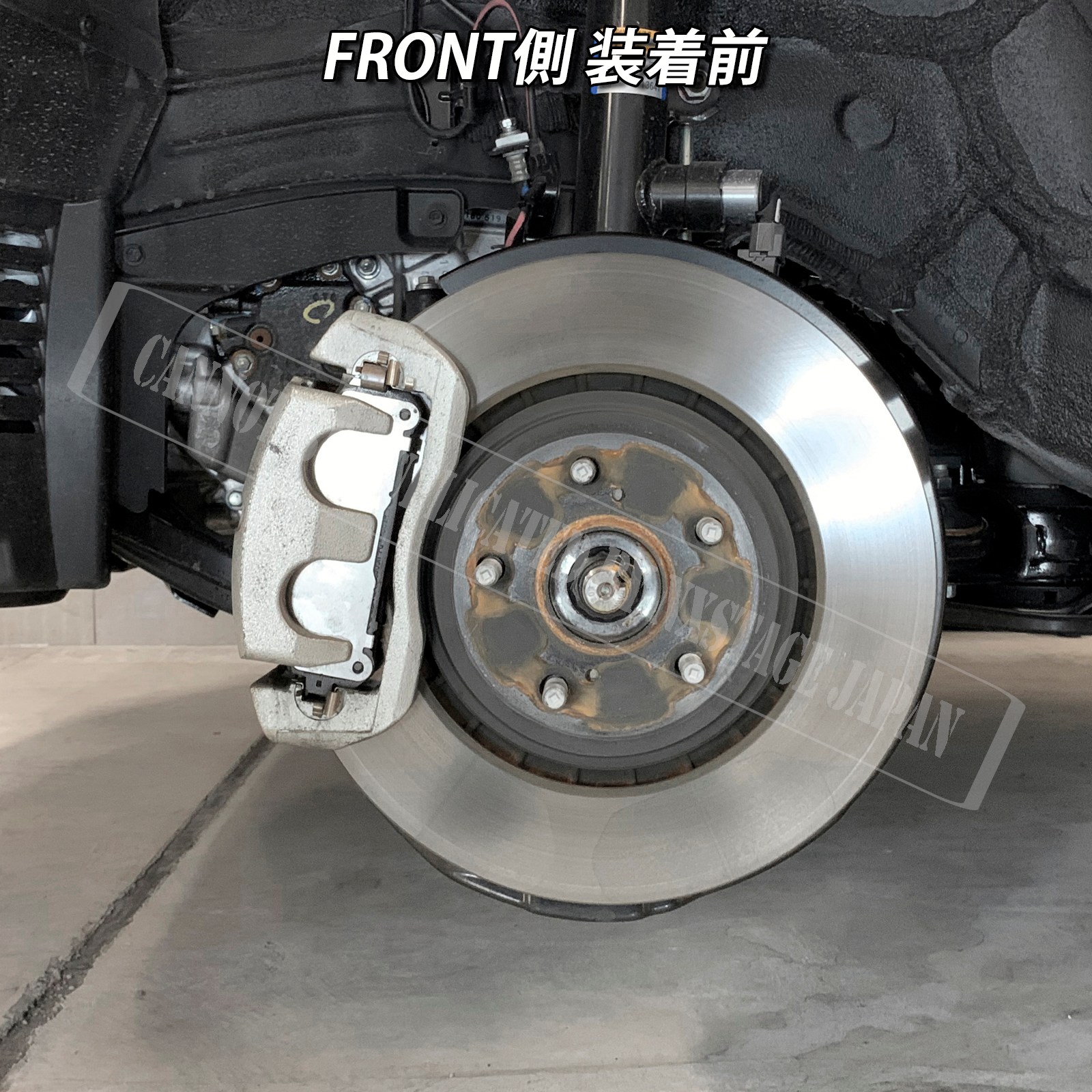 トヨタ車 ヴェルファイア30系3.5L後期用 高耐久金属製キャリパーカバー 
