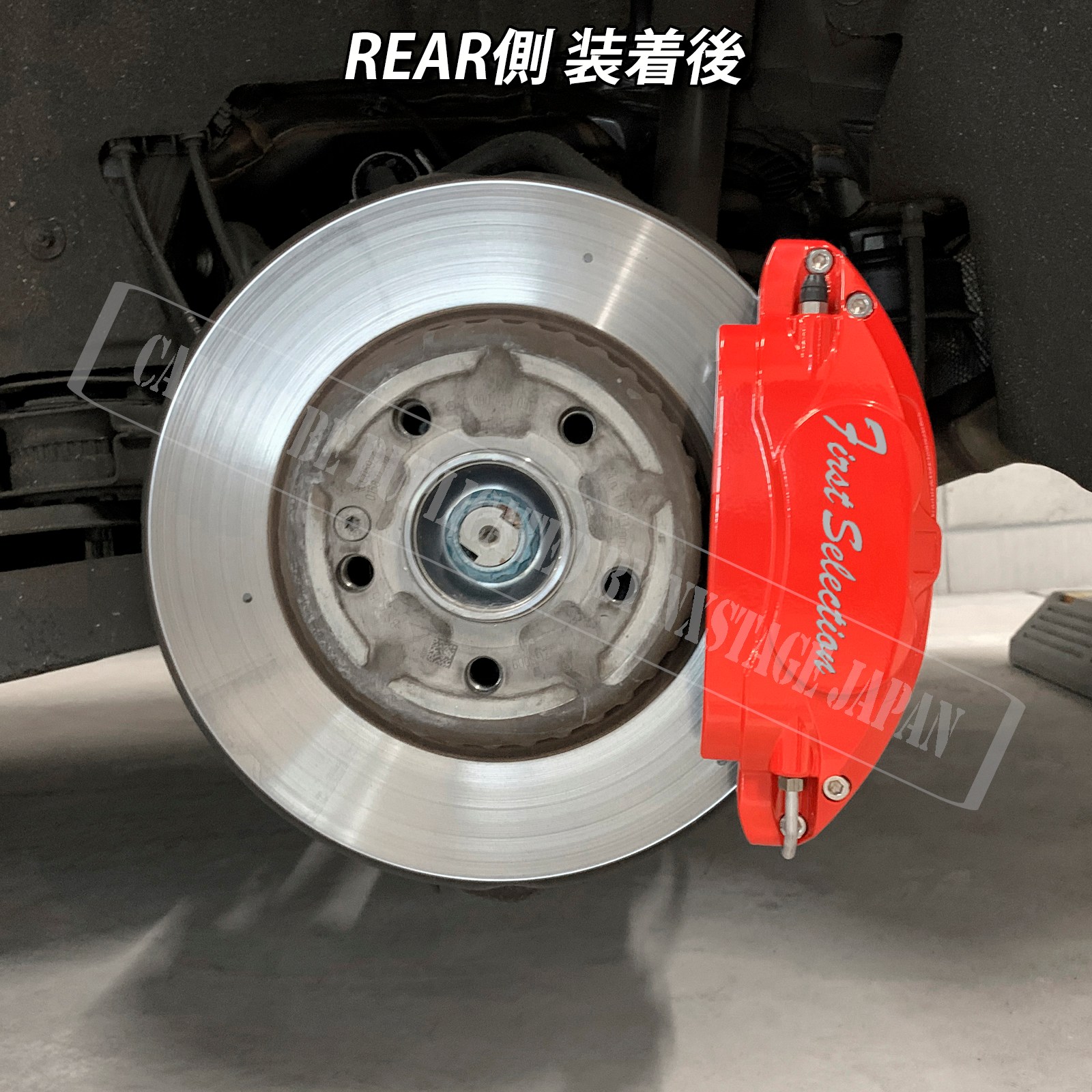 予約商品 Mercedes-Benz ベンツ Cクラス W205スポーツ セダン用 高耐久金属製キャリパーカバーセット W205 C180アバンギャルドAMGライン C200スポーツエディション C220dローレウスエディション