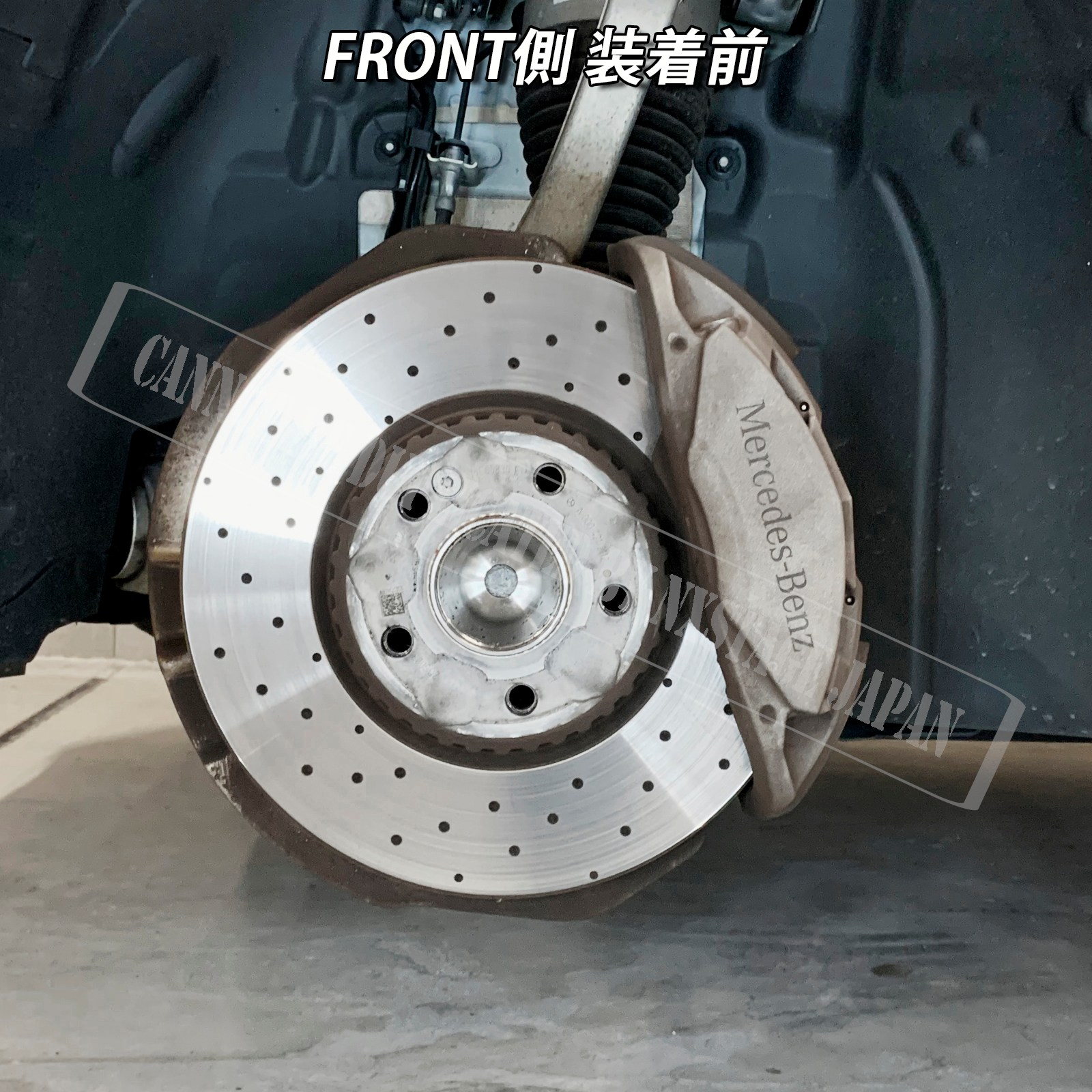 予約商品 Mercedes-Benz ベンツ Cクラス S205スポーツ Sワゴン用 高耐久金属製キャリパーカバーセット S205 C180スポーツエディション C200アバンギャルドAMGライン C220dローレウスエディション