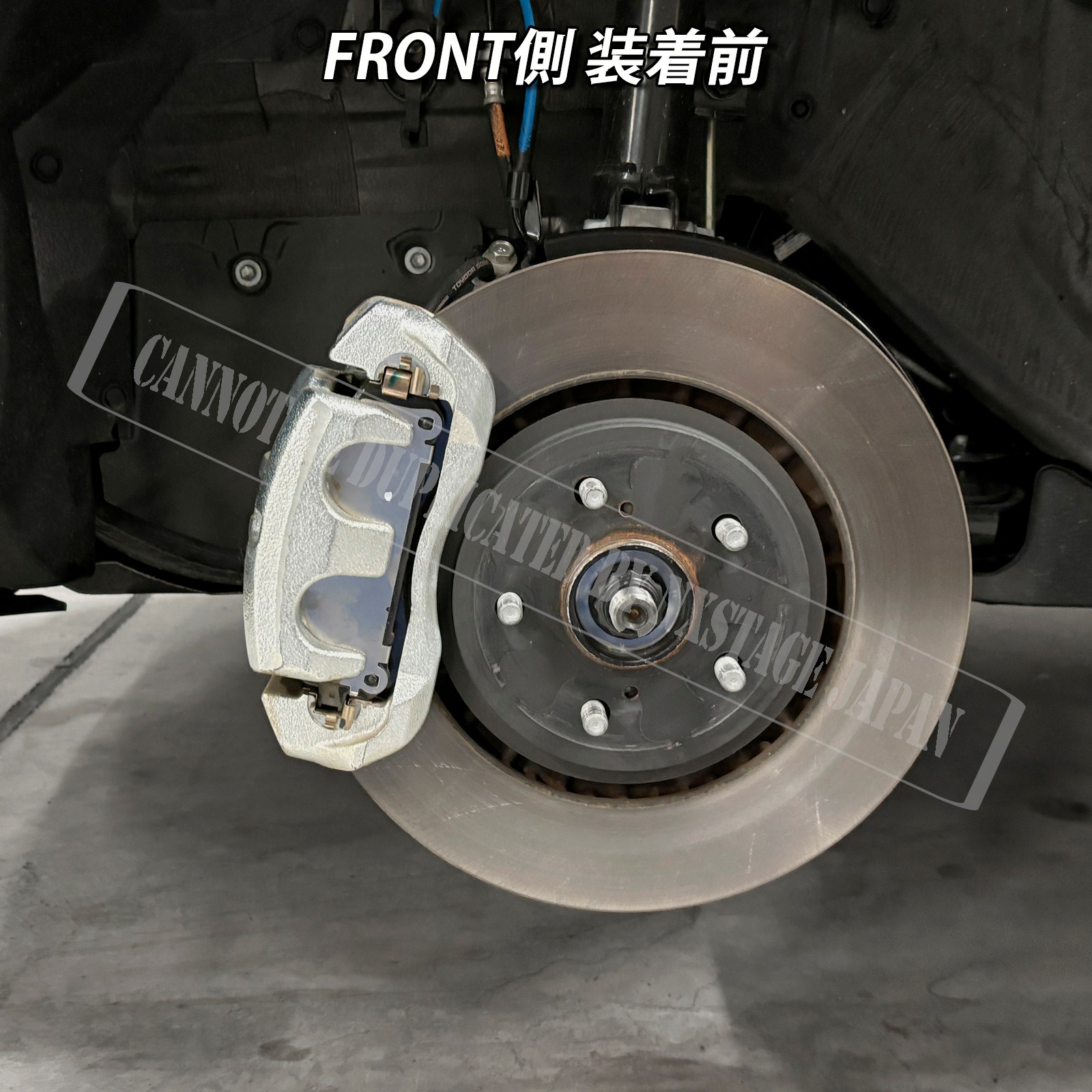 トヨタ車 80系ハリアーPHEV用 高耐久金属製キャリパーカバーセット 80