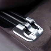 トヨタ 220系クラウン用 シートレールエンドトリム シルバーカラー 2個入り 220クラウン ARS220 AZSH20 AZSH21 GWS224