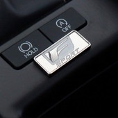 レクサス F-SPORTロゴ 汎用金属製ロゴアタッチプレート LEXUS IS GS LS ES HS CT UX NX RX LX RC LC Fスポーツ|LEXUS 内装パーツ|LEXUS
