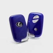 レクサス 1st Generation スマートキー用 キーカバー ブルー LEXUS IS350 GS430 LS460 HS250h CT200h RX450h RX350