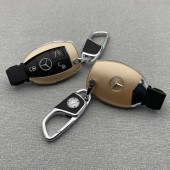 Mercedes-Benz ベンツ スマートキー用 高級キーケースセット Y金シボ W176 W246 W205 W212 W222 W447 C117 C218 X156 X253 W166 X16