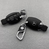 Mercedes-Benz ベンツ スマートキー用 高級キーケースセット 黒シボ W176 W246 W205 W212 W222 W447 C117 C218 X156 X253 W166 X166