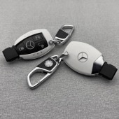 Mercedes-Benz ベンツ スマートキー用 高級キーケースセット 艶白 W176 W246 W205 W212 W222 W447 C117 C218 X156 X253 W166 X166|