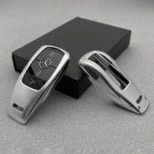 Mercedes-Benz ベンツ 新型スマートキー用 軽量金属製スマートキーカバー銀 W177 V177 W247 W205 W213 W222 C118 C257 H247 X247 X167