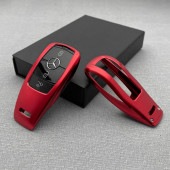 Mercedes-Benz ベンツ 新型スマートキー用 軽量金属製スマートキーカバー 赤 W177 V177 W247 W205 W213 W222 C118 C257 H247 X247 X167