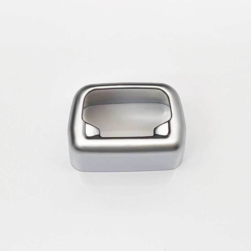 トヨタ車汎用 シートベルトキャッチャーカバー 2個セット ロングサイズ 艶消しシルバー