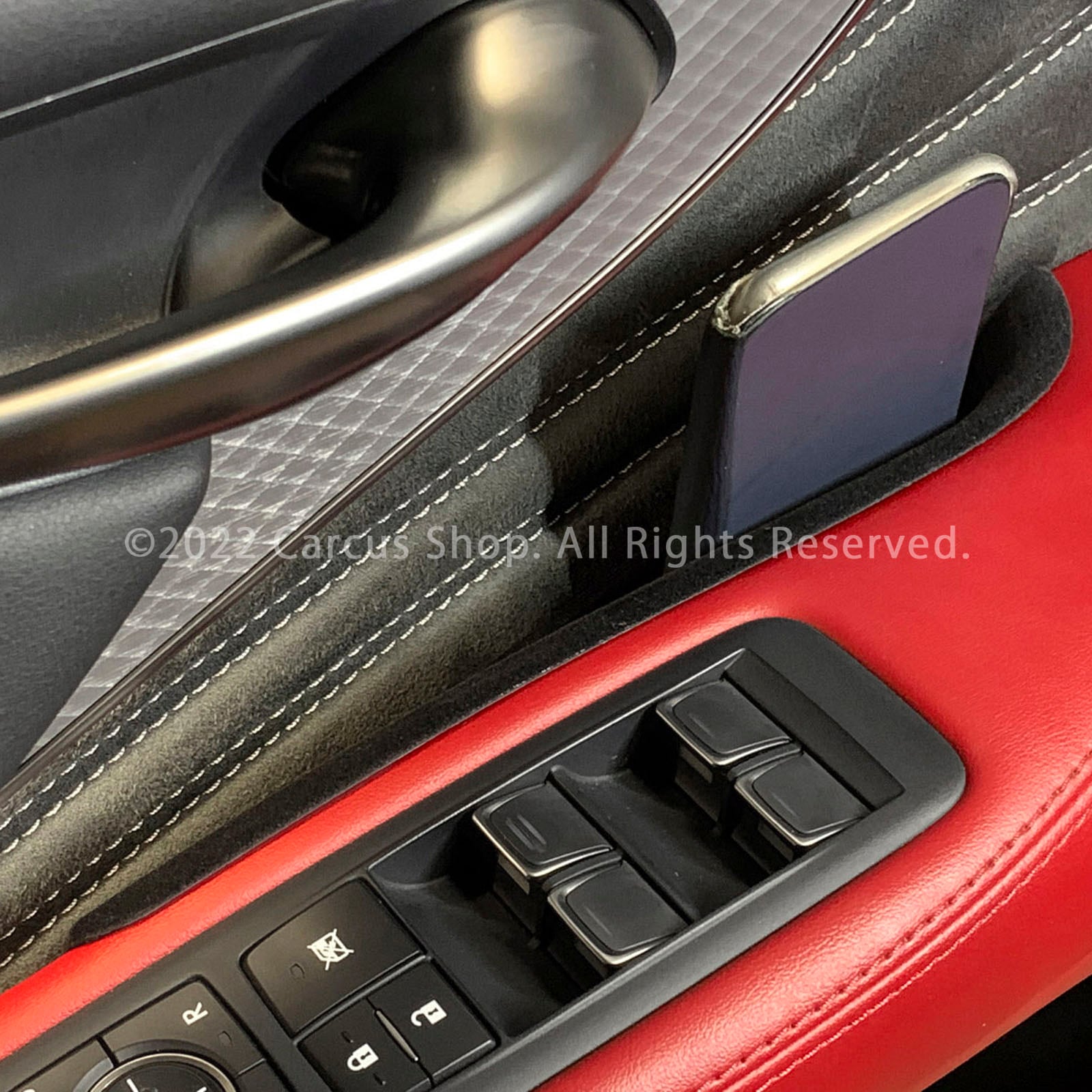 レクサス LS50系用 ドアサイド収納ボックス4個(起毛タイプ) LEXUS LS500h LS500 GVF50 GVF55 VXFA50 VXFA55