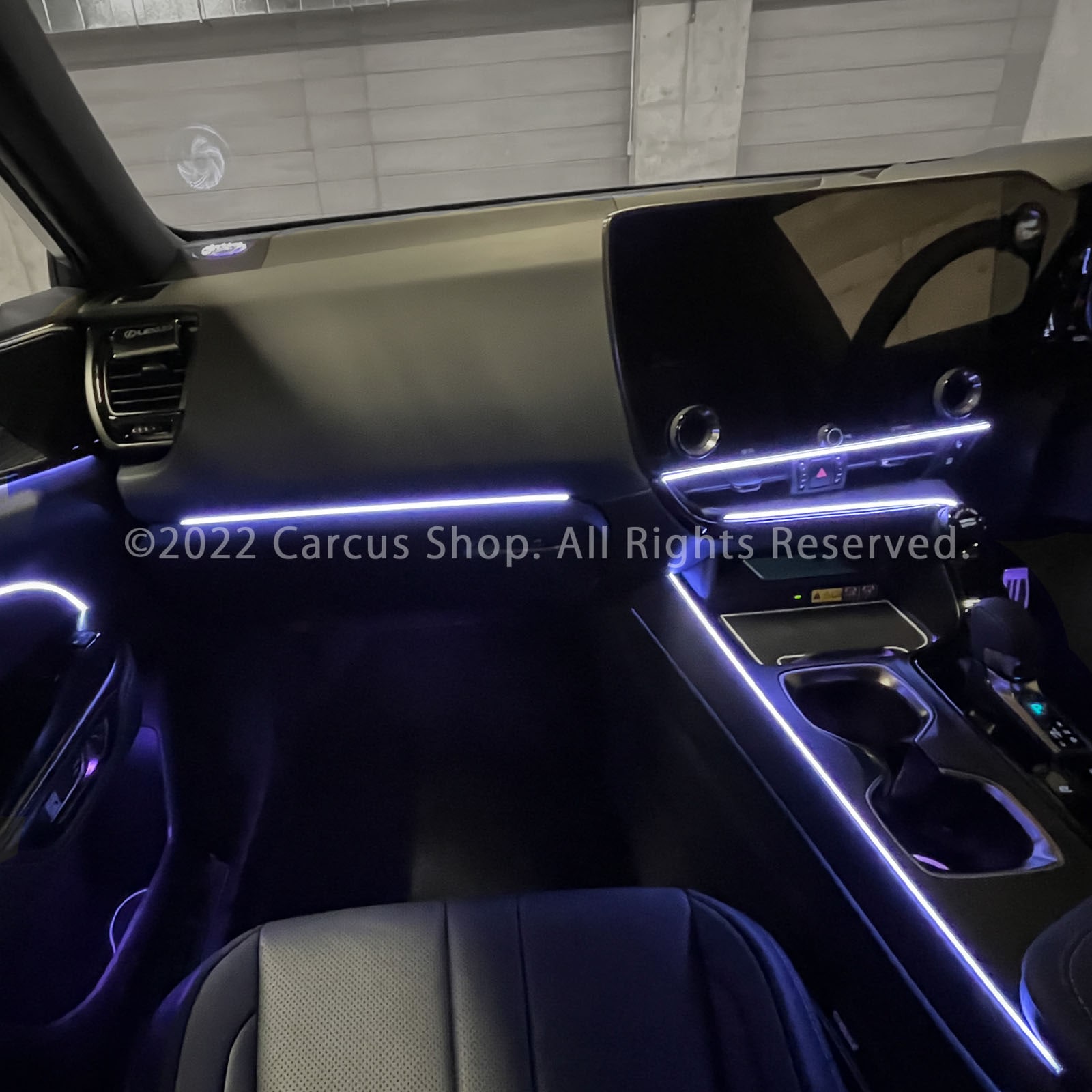 2月限定来店取付工賃込 レクサス NX20系用 64色対応車内アンビエントシステム基本セット LEXUS NX450h+ NX350h NX350 NX250 AAZH26 AAZH20 AAZH25 TAZA25 AAZA20 AAZA25(イルミネーション)