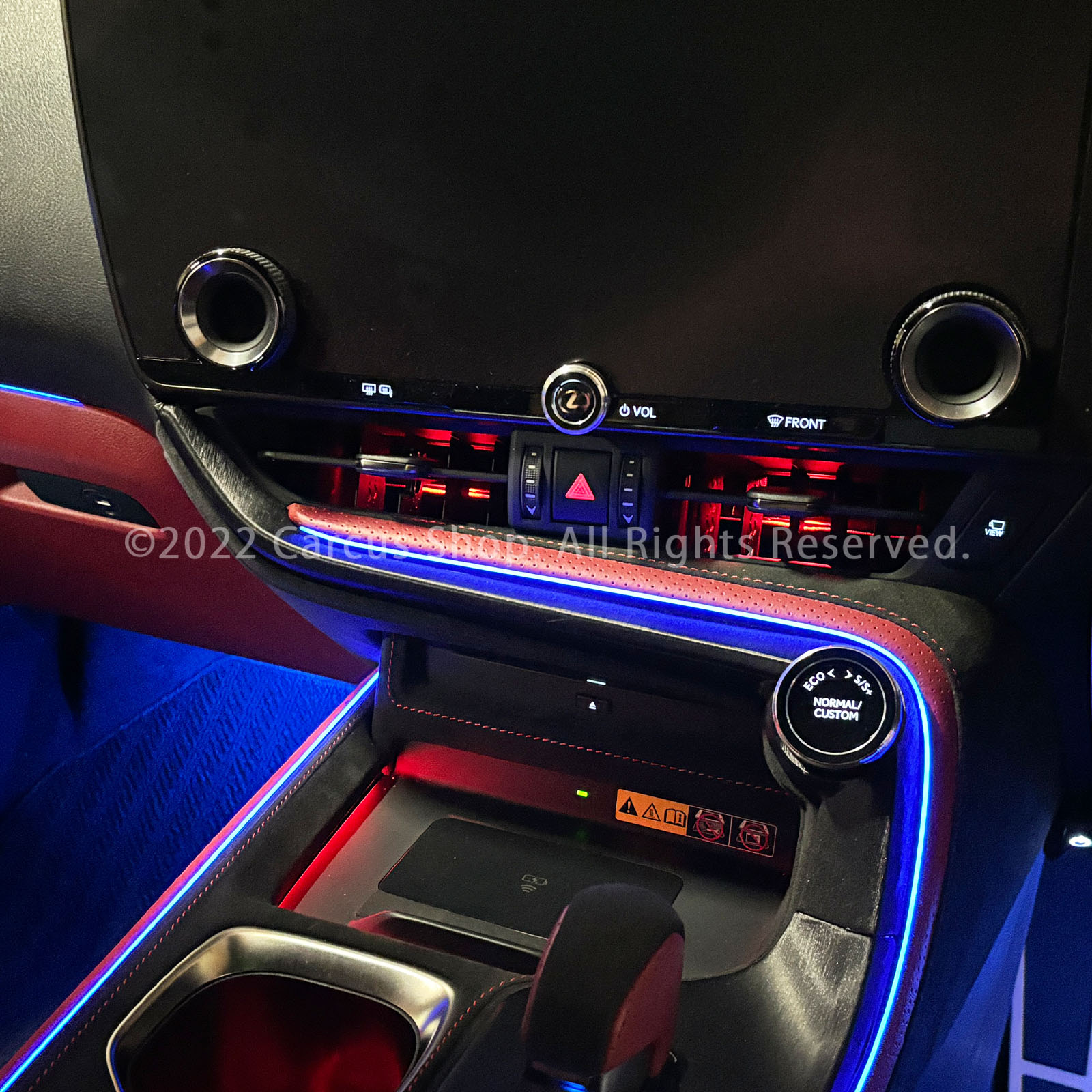 2月限定来店取付工賃込 レクサス NX20系用 64色対応車内アンビエントシステム基本セット LEXUS NX450h+ NX350h NX350 NX250 AAZH26 AAZH20 AAZH25 TAZA25 AAZA20 AAZA25(イルミネーション)