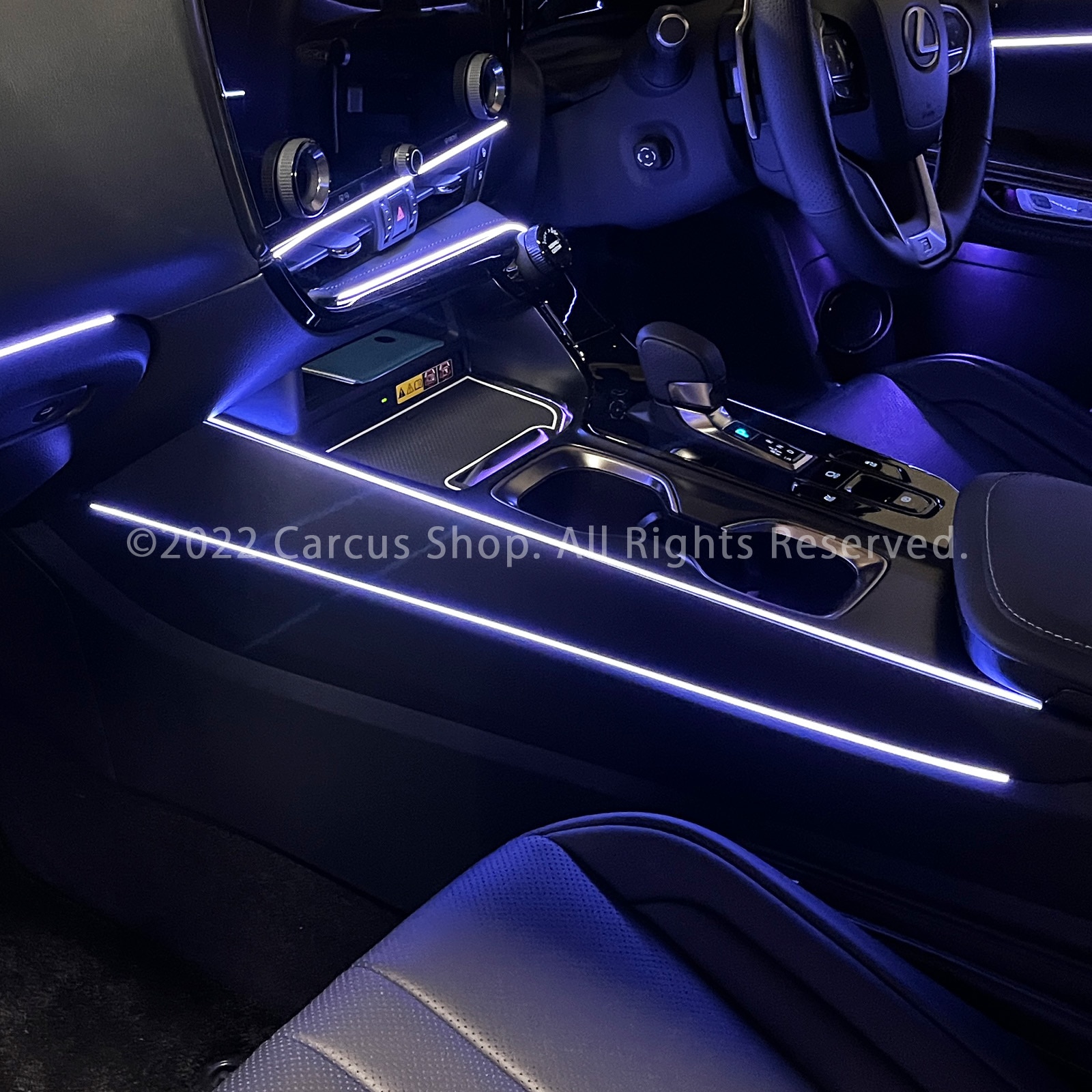 2月限定来店取付工賃込 レクサス NX20系用 64色対応車内アンビエントシステム基本セット LEXUS NX450h+ NX350h NX350 NX250 AAZH26 AAZH20 AAZH25 TAZA25 AAZA20 AAZA25(イルミネーション)