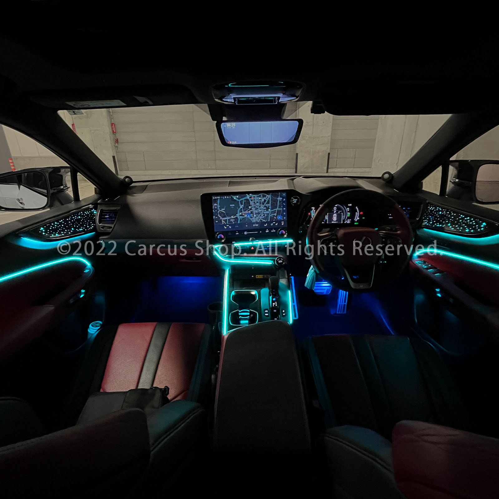 2月限定来店取付工賃込 レクサス NX20系用 64色対応車内アンビエントシステム基本セット LEXUS NX450h+ NX350h NX350 NX250 AAZH26 AAZH20 AAZH25 TAZA25 AAZA20 AAZA25(イルミネーション)