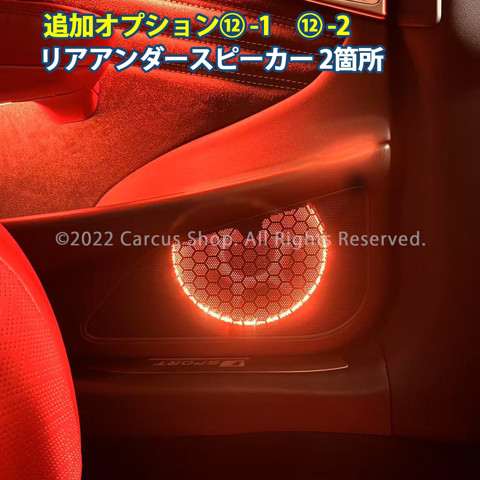 10月限定来店取付工賃込 レクサス LS50系用 64色対応車内