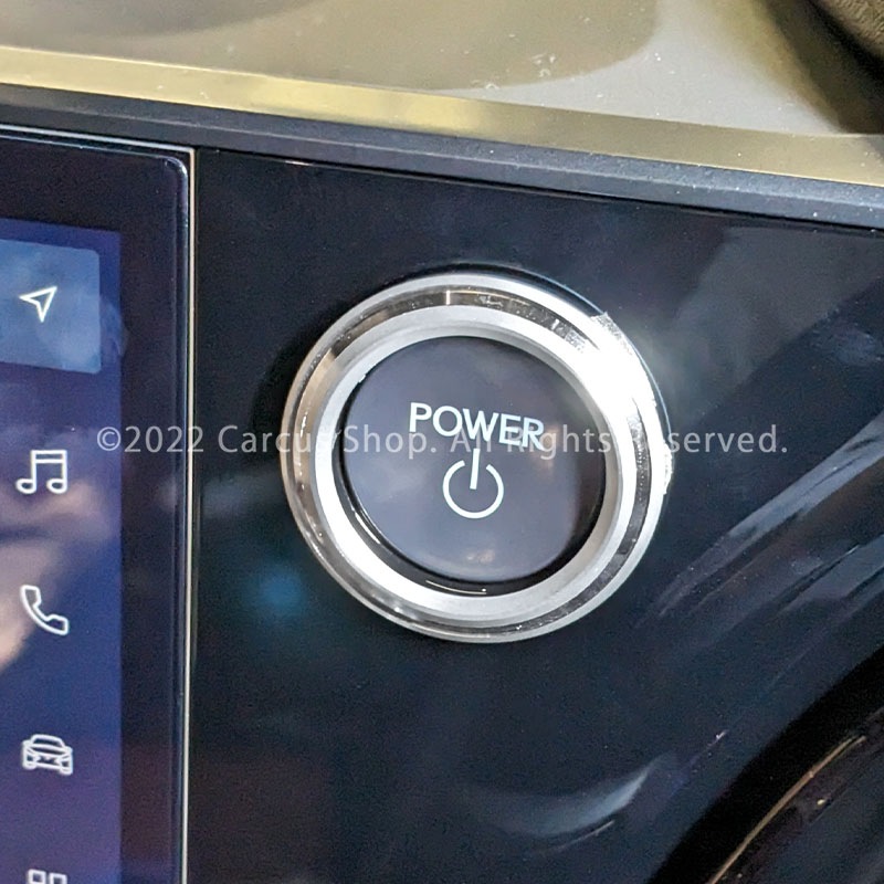 レクサス RX30系用オーディオノブジュラルミンリング 4ピースセット シルバー