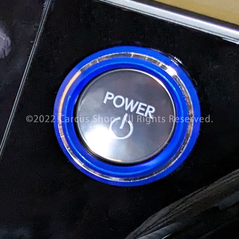 レクサス RX30系用オーディオノブジュラルミンリング 4ピースセット ブルー