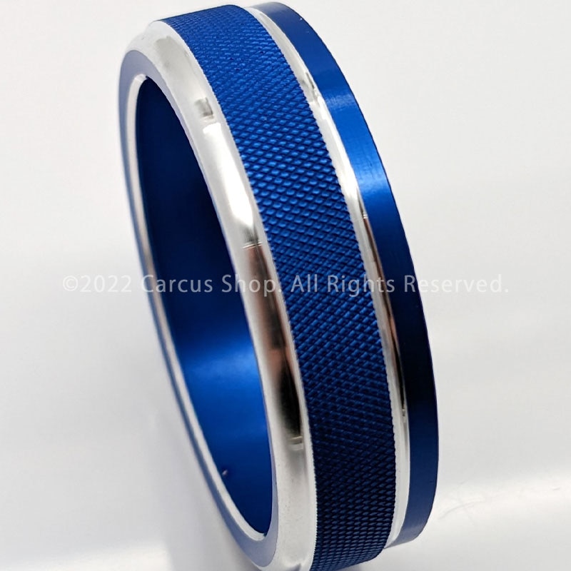 レクサス RX30系用オーディオノブジュラルミンリング 4ピースセット ブルー