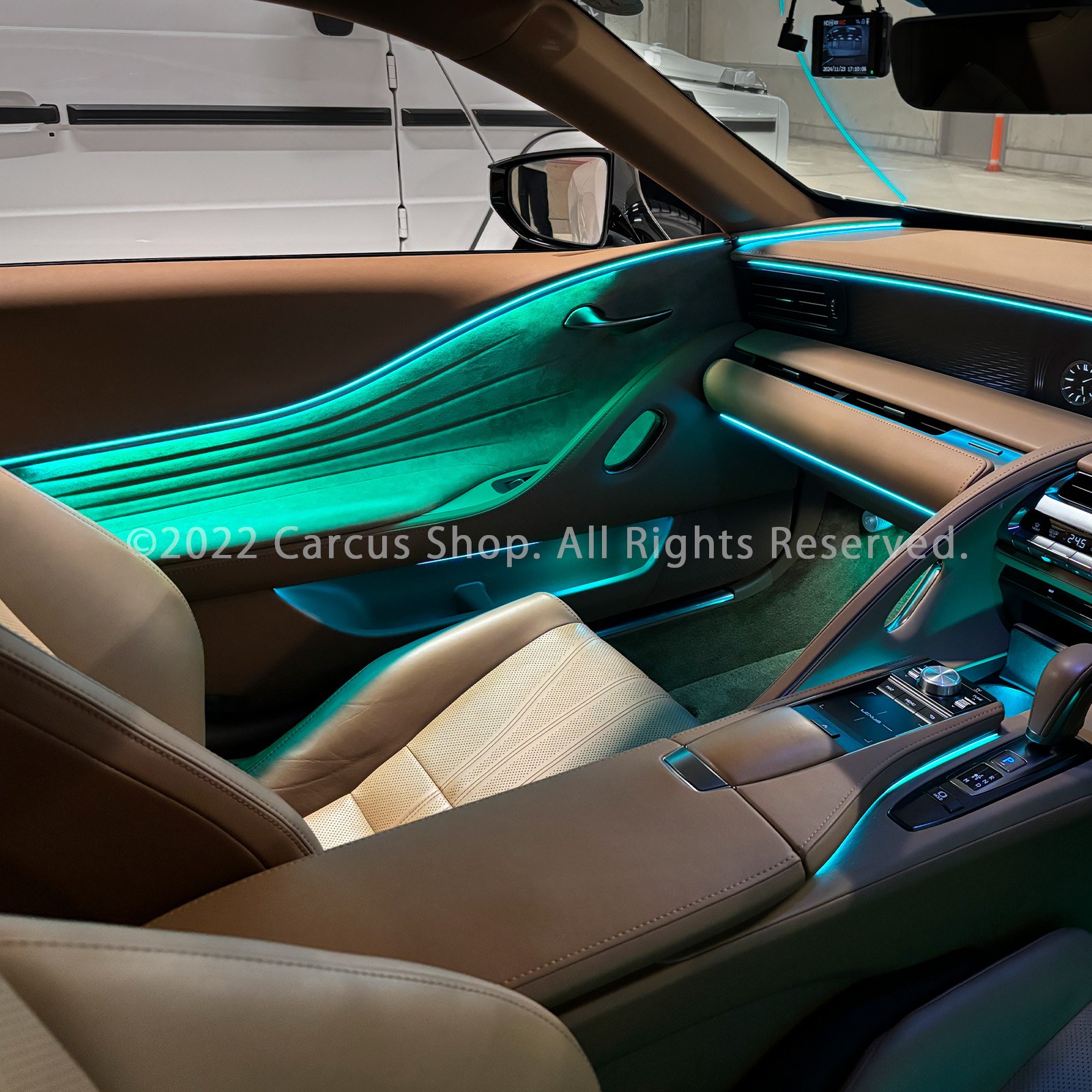 1月限定来店取付工賃込 レクサス LC100系用 64色対応車内アンビエントシステム基本セット LEXUS LC500h LC500 GWZ100 URZ100