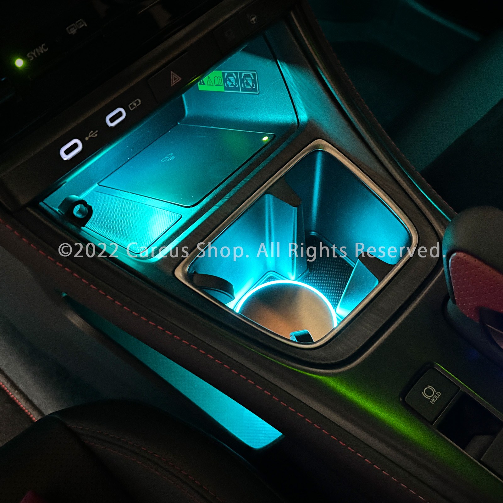 3月限定来店取付工賃込 レクサス LBX10系用 64色対応車内アンビエントシステム基本セット LEXUS LBX MAYH10 MAYH15(イルミネーション)