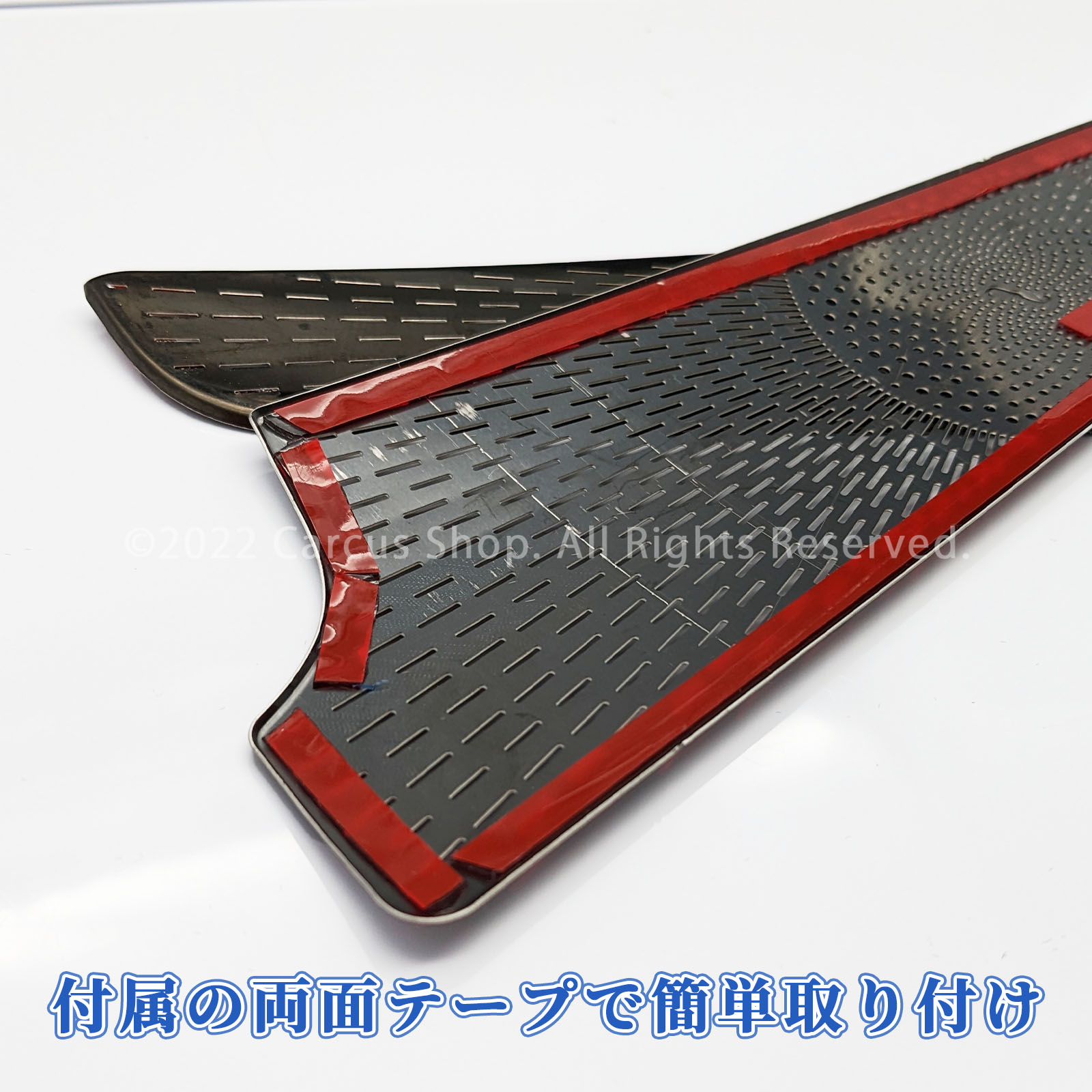 レクサス RX30系用フロントサイドエアーフローパネル 2ピースセット 鏡面ブラック