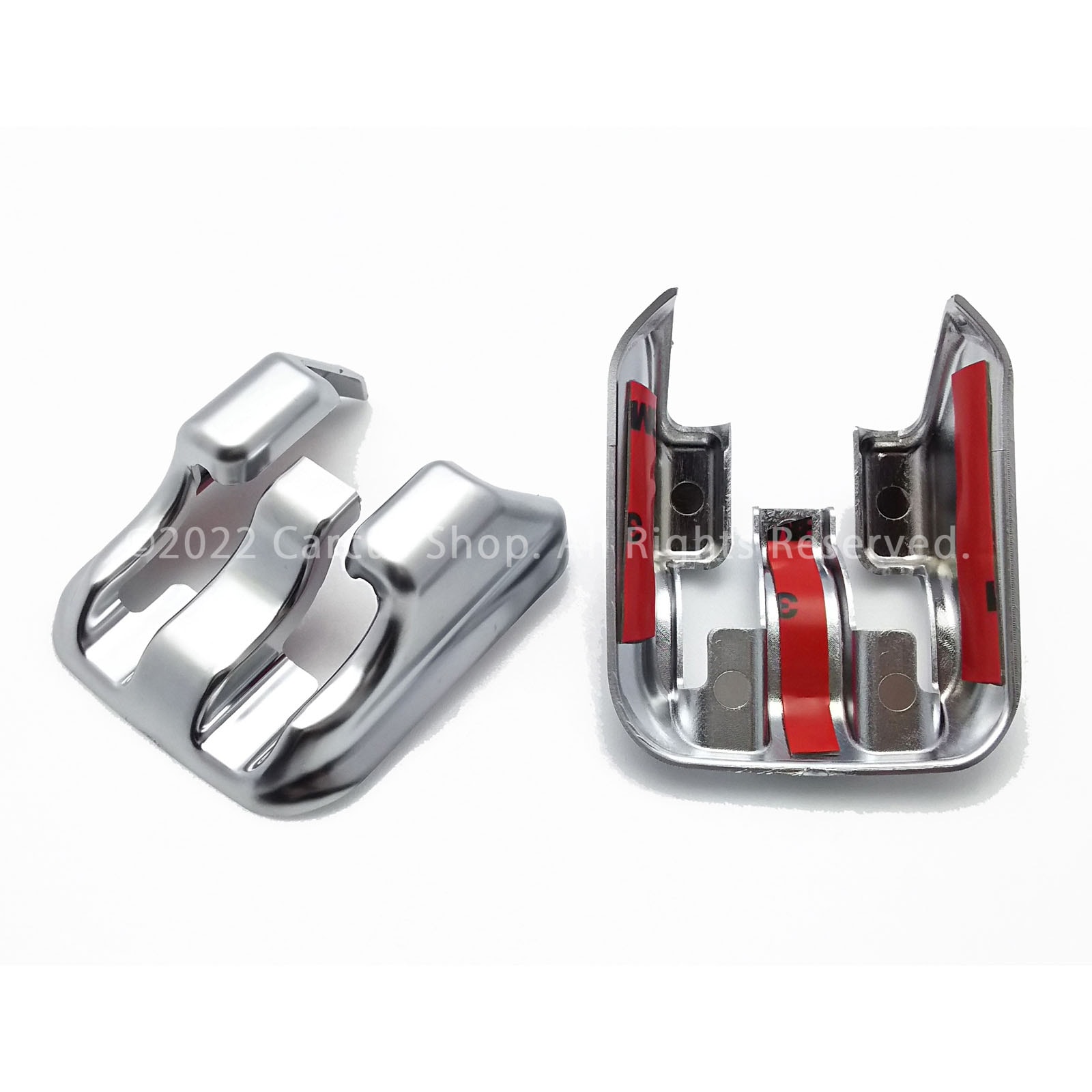 レクサス ES LS用 シートレールエンドトリム 2個 シルバーカラー LEXUS ES10系 ES300h LS50系 LS500h LS500