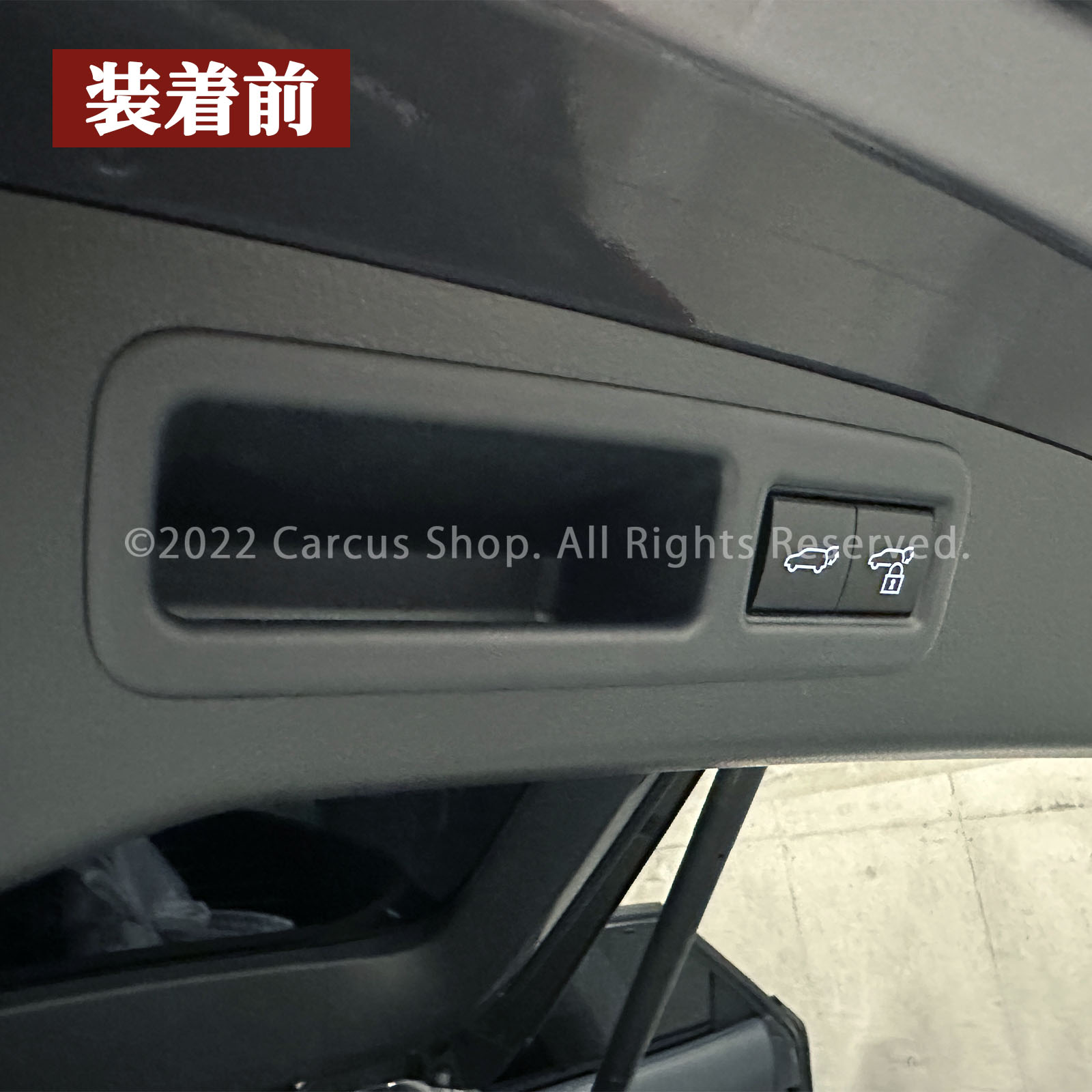 レクサス RX30系用リアゲートスイッチパネル 艶消しシルバー