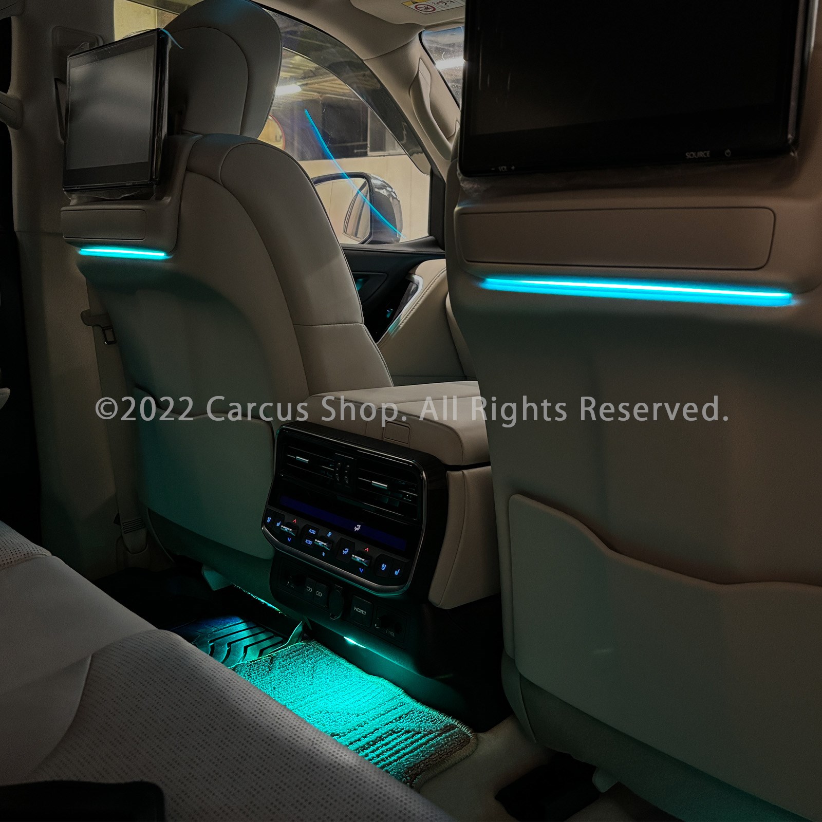 9月限定来店取付工賃込 トヨタ 300系ランドクルーザー用 64色対応車内アンビエントシステム基本セット  FJA300W VJA300W(イルミネーション)