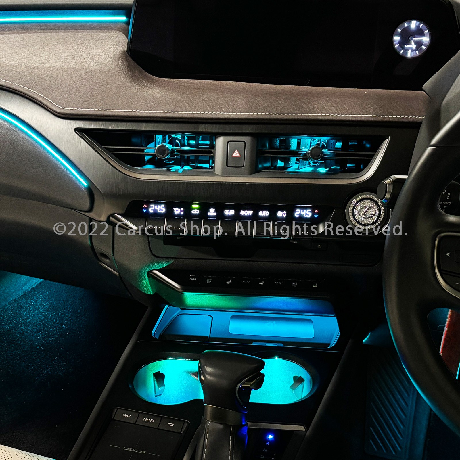 3月限定来店取付工賃込 レクサス UX10系用 64色対応車内アンビエントシステム基本セット LEXUS UX300h UX300e UX250h UX200 MZAH16 MZAH11 KMA10 MZAH15 MZAH10 MZAA10(イルミネーション)