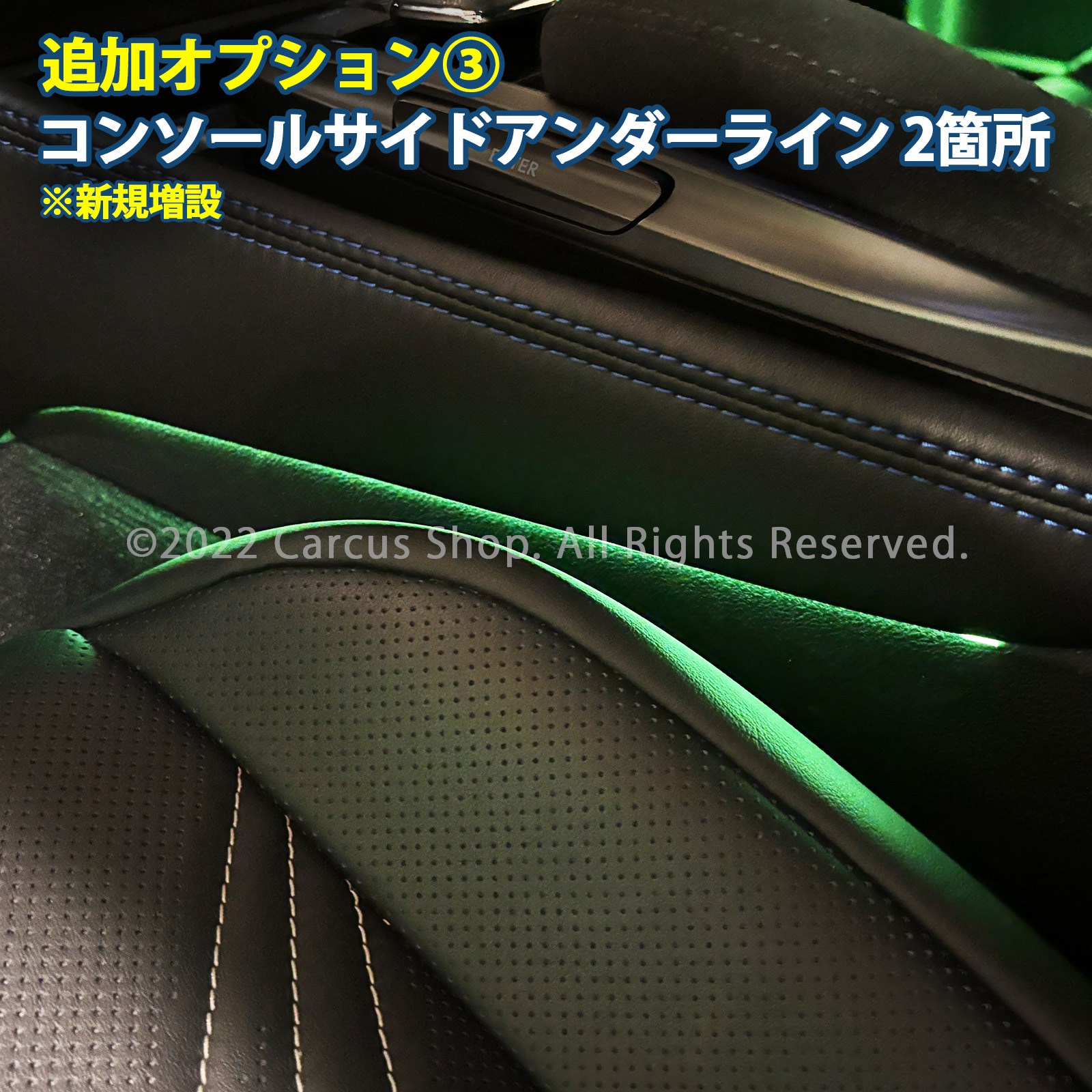 9月限定来店取付工賃込 レクサス GS10系用 64色対応車内アンビエントシステム基本セット LEXUS GS300 GS300h GS350 GS450h ARL10 AWL10 GWL10 URL10(イルミネーション)