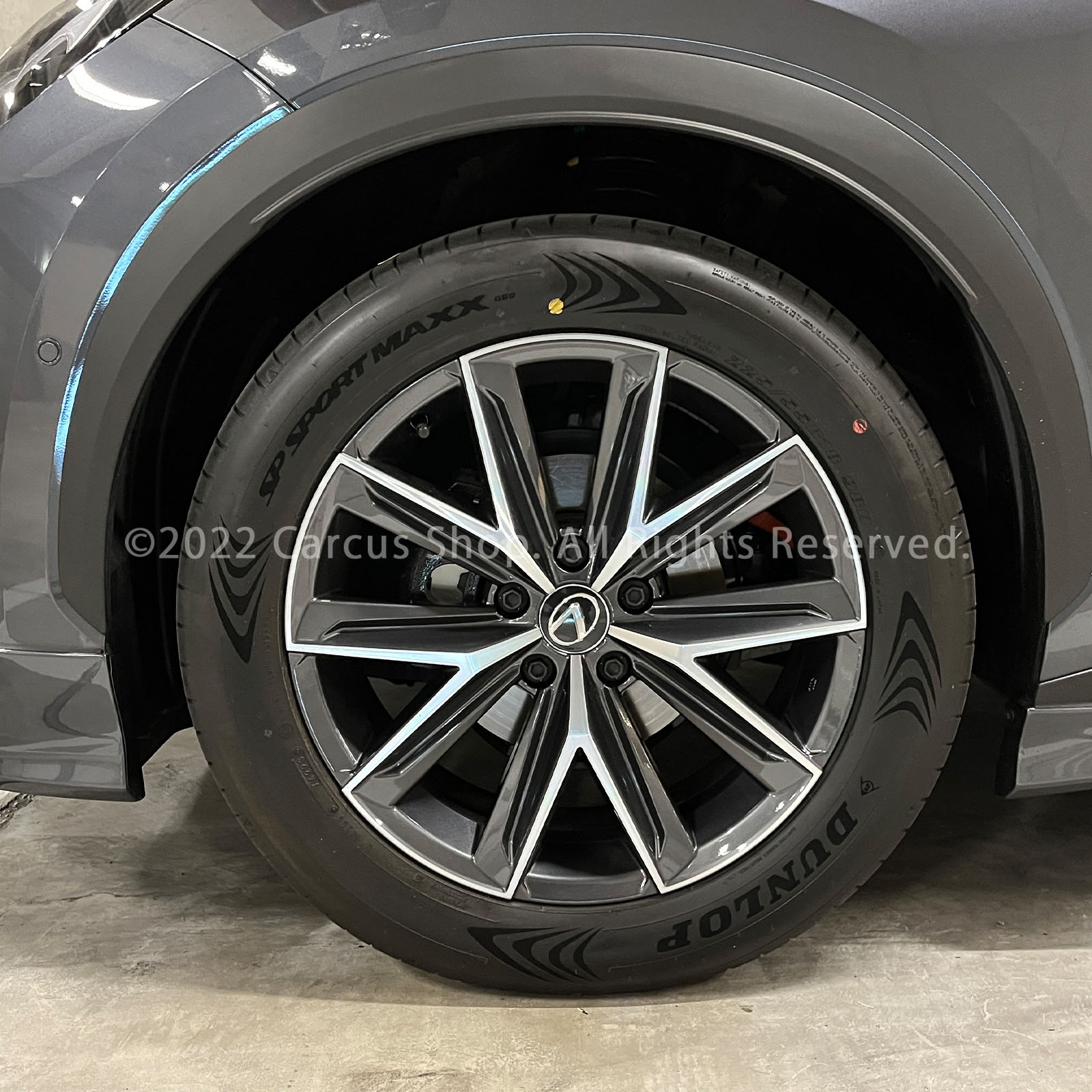 レクサス車 LBX10系用 高耐久金属製キャリパーカバーセット赤 LEXUS