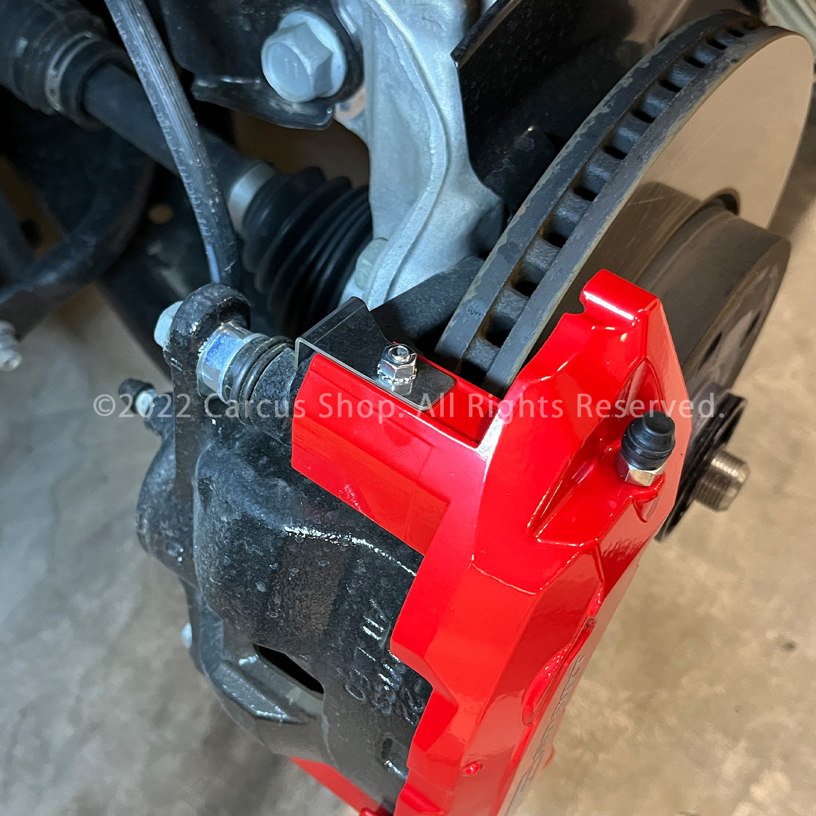 レクサス車 LBX10系用 高耐久金属製キャリパーカバーセット赤 LEXUS