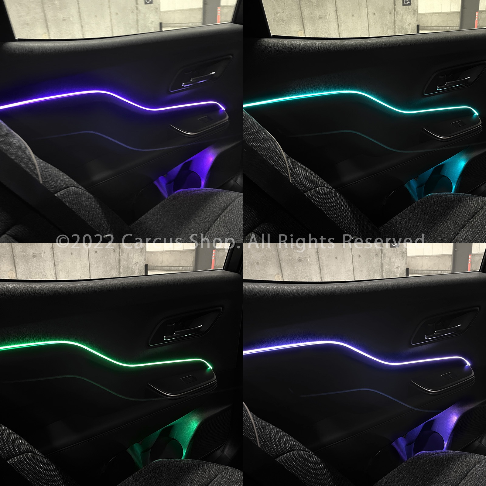 12月限定来店取付工賃込 トヨタ 35系クラウンクロスオーバー用 64色対応車内アンビエントシステム基本セット 35クラウンクロスオーバー TZSH35 AZSH35