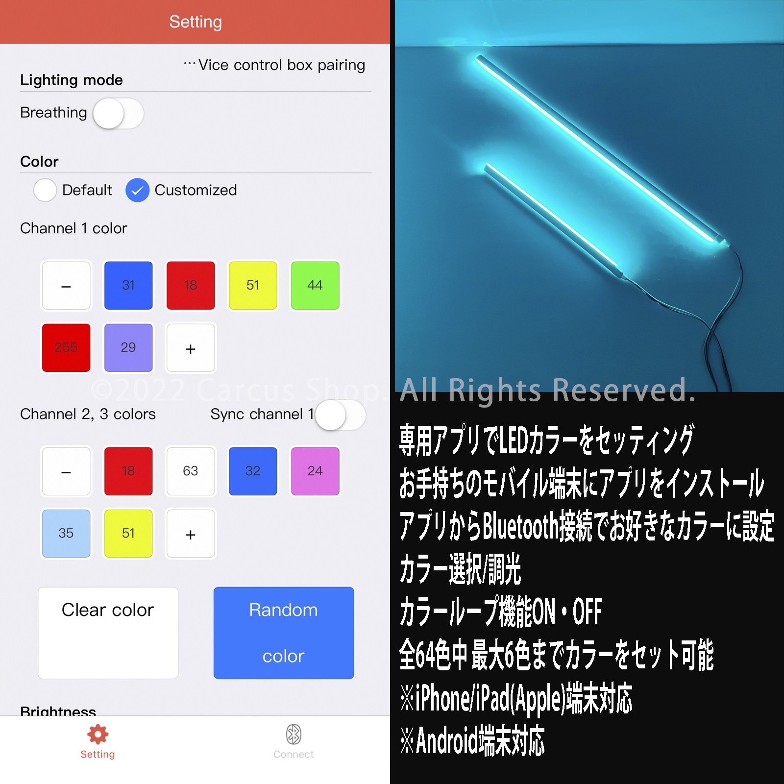 4月限定来店取付工賃込 トヨタ 38系クラウンエステート用 64色対応車内アンビエントシステム基本セット クラウンエステート AZSH38 AZSH39 イルミネーション