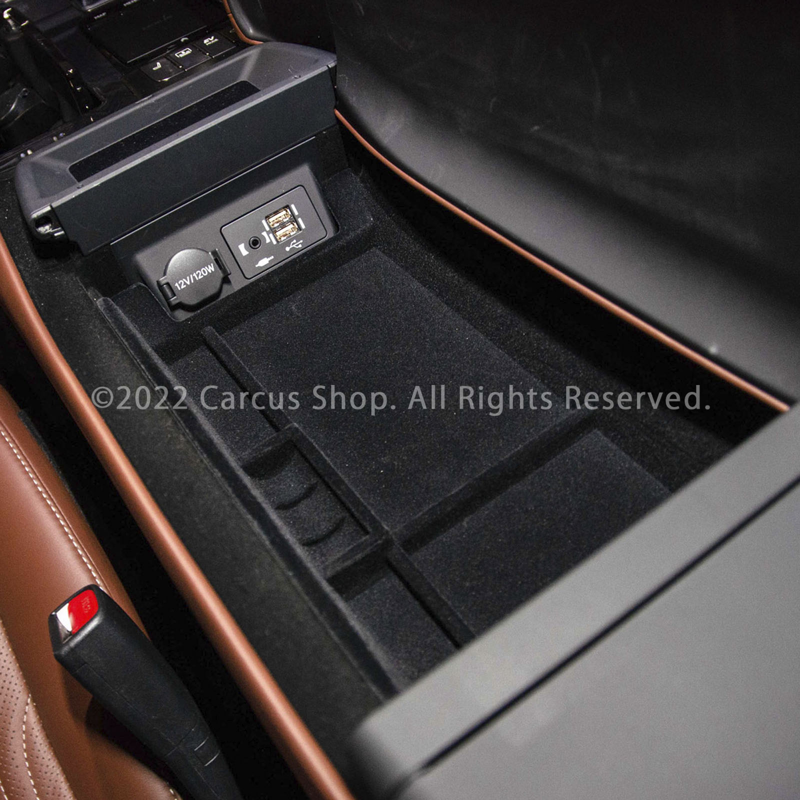レクサス LS50系用 コンソール収納トレイ(起毛タイプ) LEXUS LS500h 