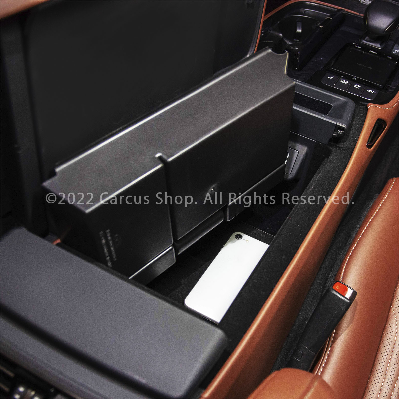 レクサス LS50系用 コンソール収納トレイ(起毛タイプ) LEXUS
