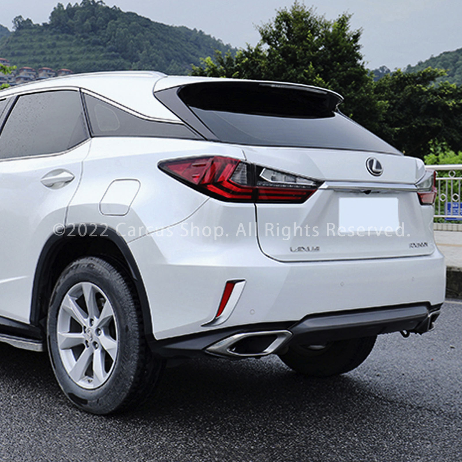 レクサス RX20系前期用 リアフォグランプガーニッシュ LEXUS RX20系 RX450h RX200t RX300 GYL20W GYL25W AGL20W AGL25W