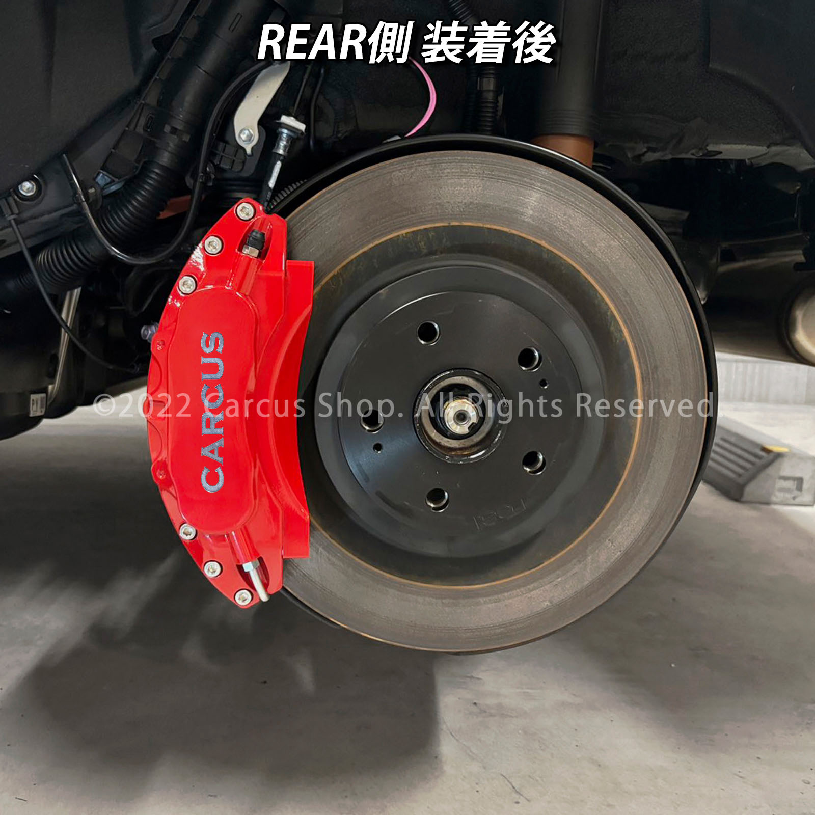 予約商品 レクサス車 RX30系用 高耐久金属製キャリパーカバー